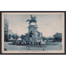 CIUDAD DE BUENOS AIRES PLAZA ITALIA PALERMO ANTIGUA TARJETA POSTAL